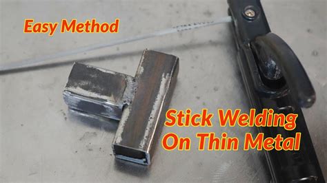 stick weld thin sheet metal|welding 14 gauge sheet metal.